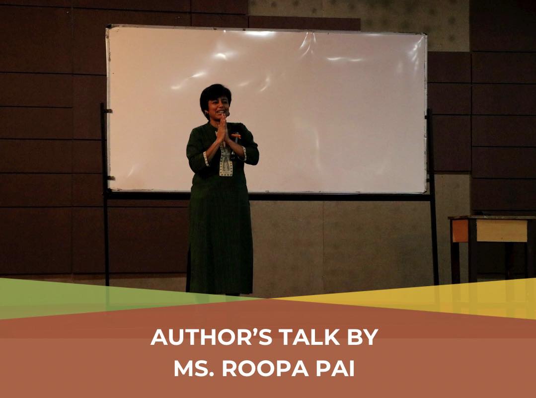 Grade VI-IX met with the renowned author Ms.Roopa