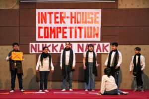 Grade V participated in an Inter-House Nukkad Natak Competition