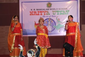 Classes 4 & 5 put up their Annual Day 'NRITYAUTSAV' on the dances of India-4