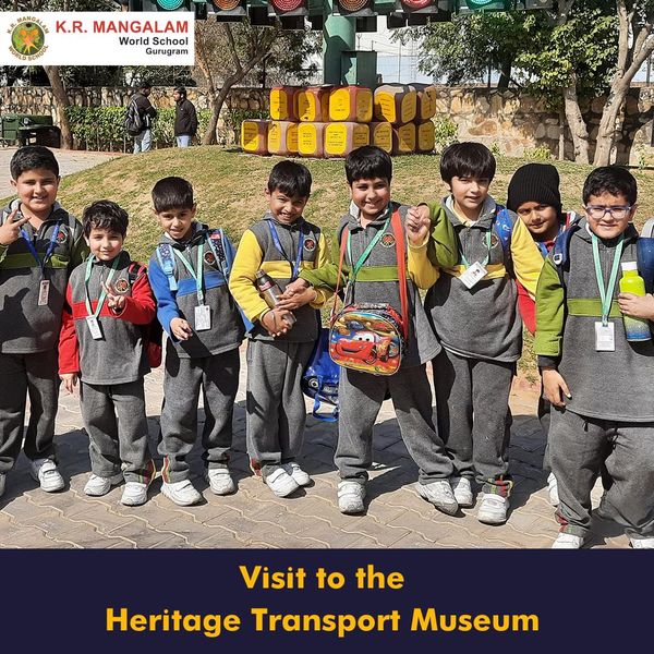 Students of Class II visited the Heritage Transport Museum