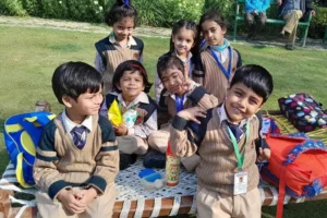 Students of the class Nursery visited the Mowgli farm Where they enjoyed-6