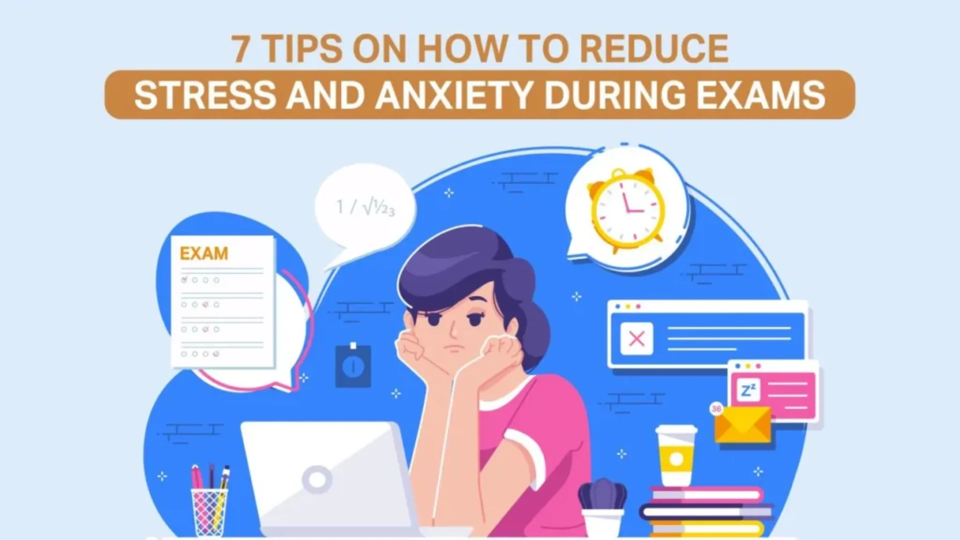 how to reduce stress and anxiety during exams