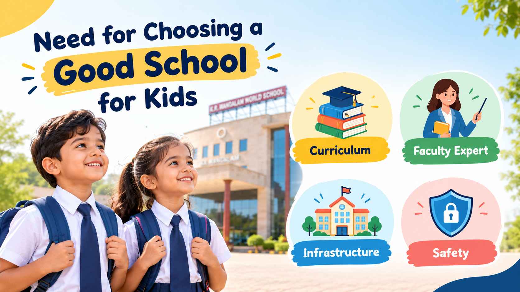 List of 10 Best Schools In Gurgaon need for choosing a good school for kids