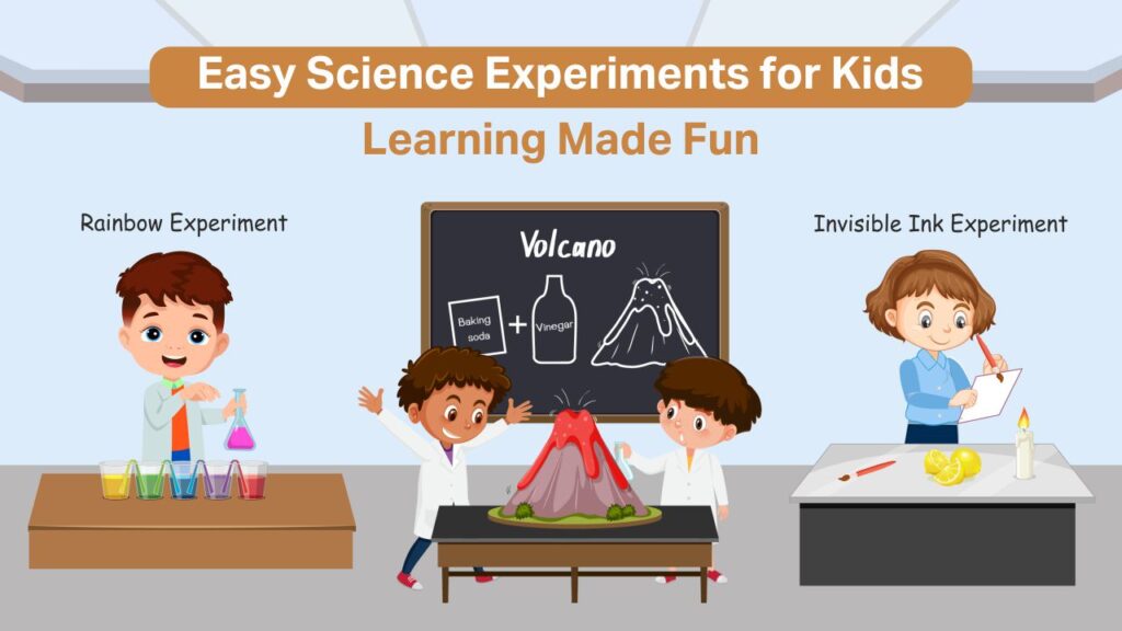 easy science experiments for kids learning made fun