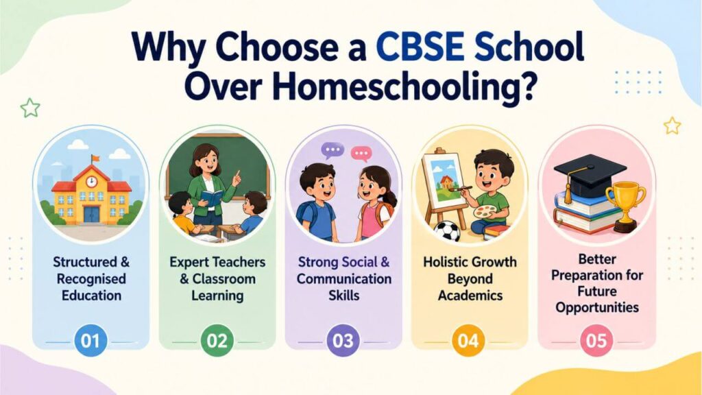 Is homeschooling legal in India? What are its Pros & Cons? why choose a cbse school over homeschooling