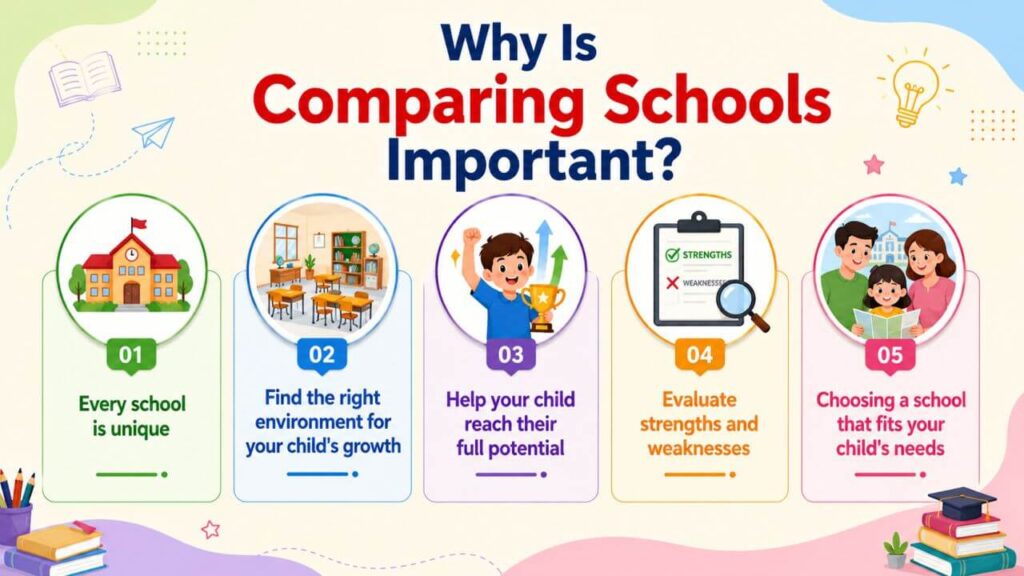 why is comparing schools important